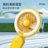 New handheld mini desktop USB charging small fan for office and outdoor LED lighting portable electric fan details Picture